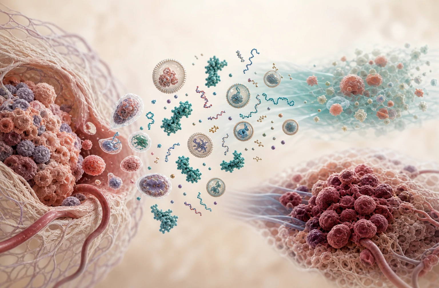 Conceptual molecular biomarkers linking tumour samples with contrasting therapeutic responses